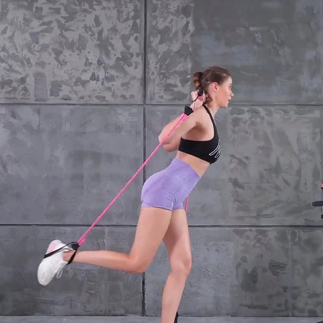 Kit barre et élastiques de musculation