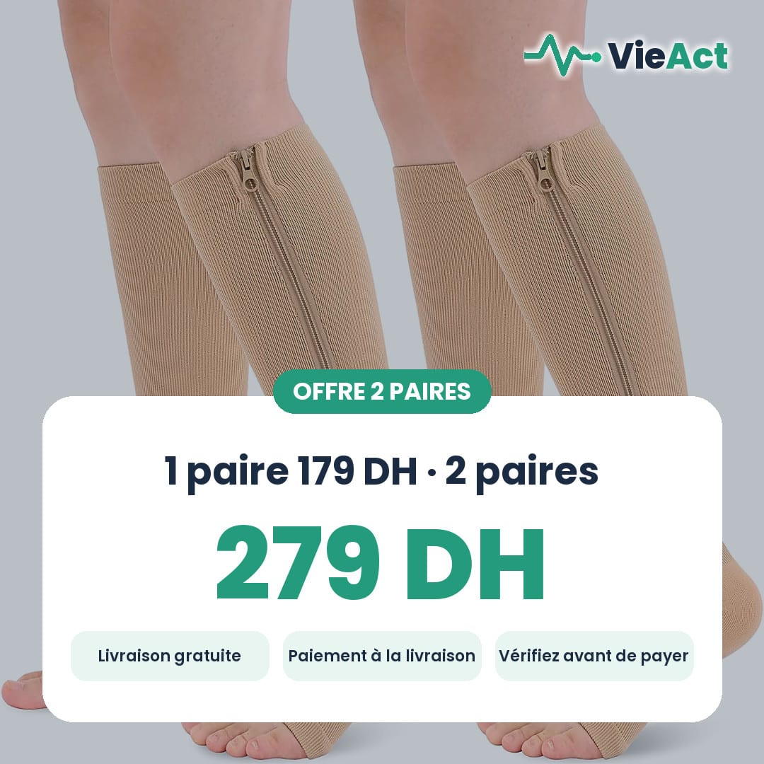 Chaussettes de compression à fermeture éclair, photo 6
