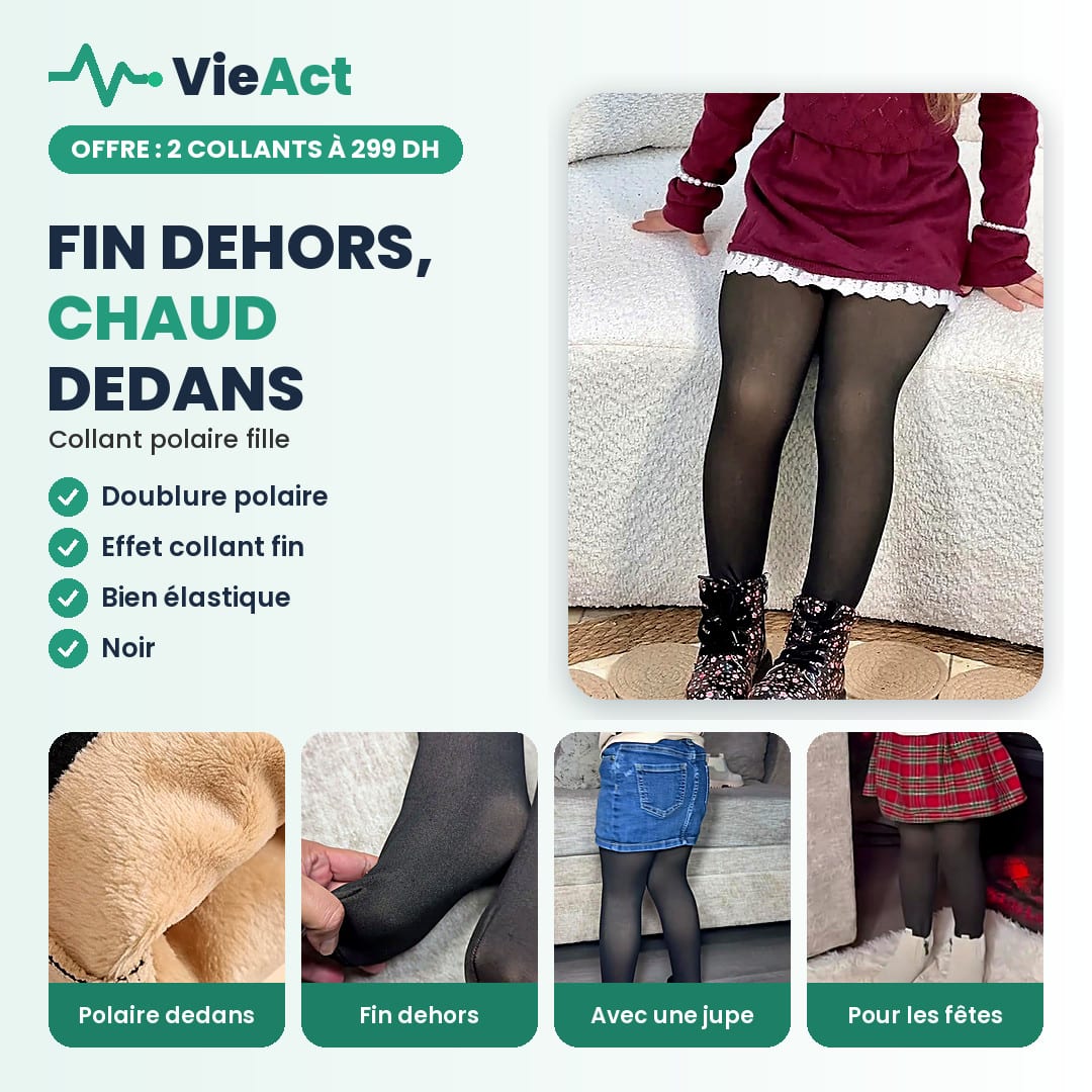 Collant polaire fille, photo 1