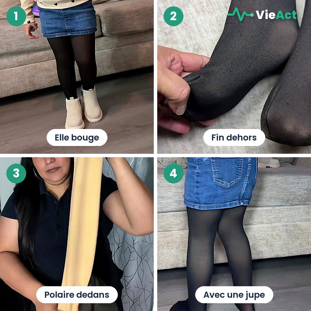 Collant polaire fille, photo 5