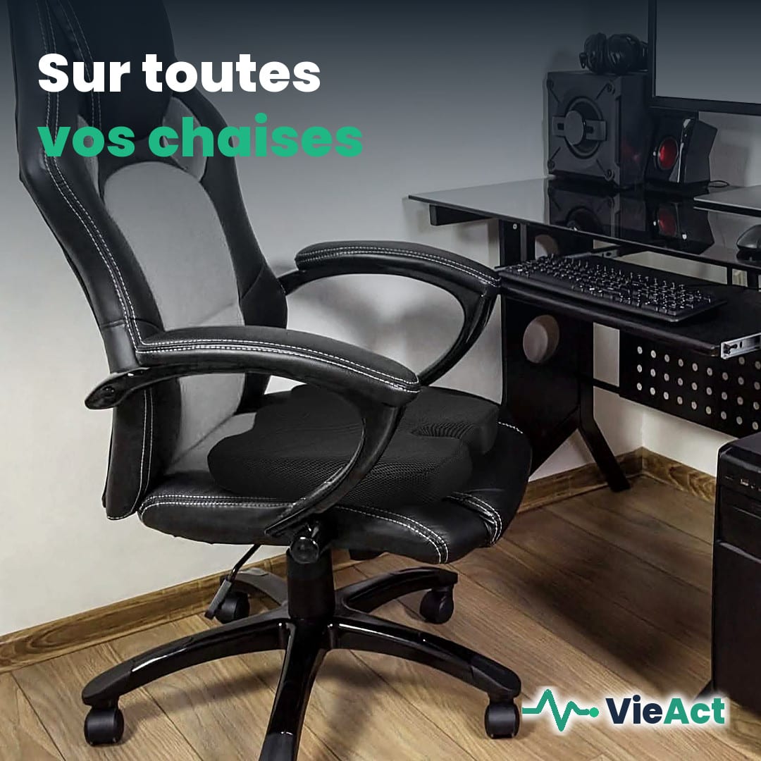 Coussin d'assise coccyx à mémoire de forme, photo 4