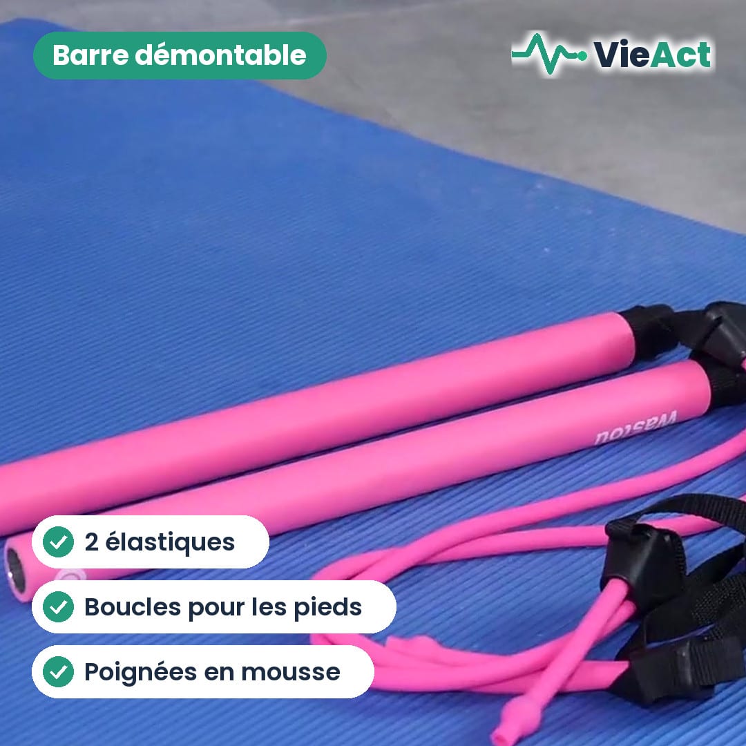 Kit barre et élastiques de musculation, photo 3
