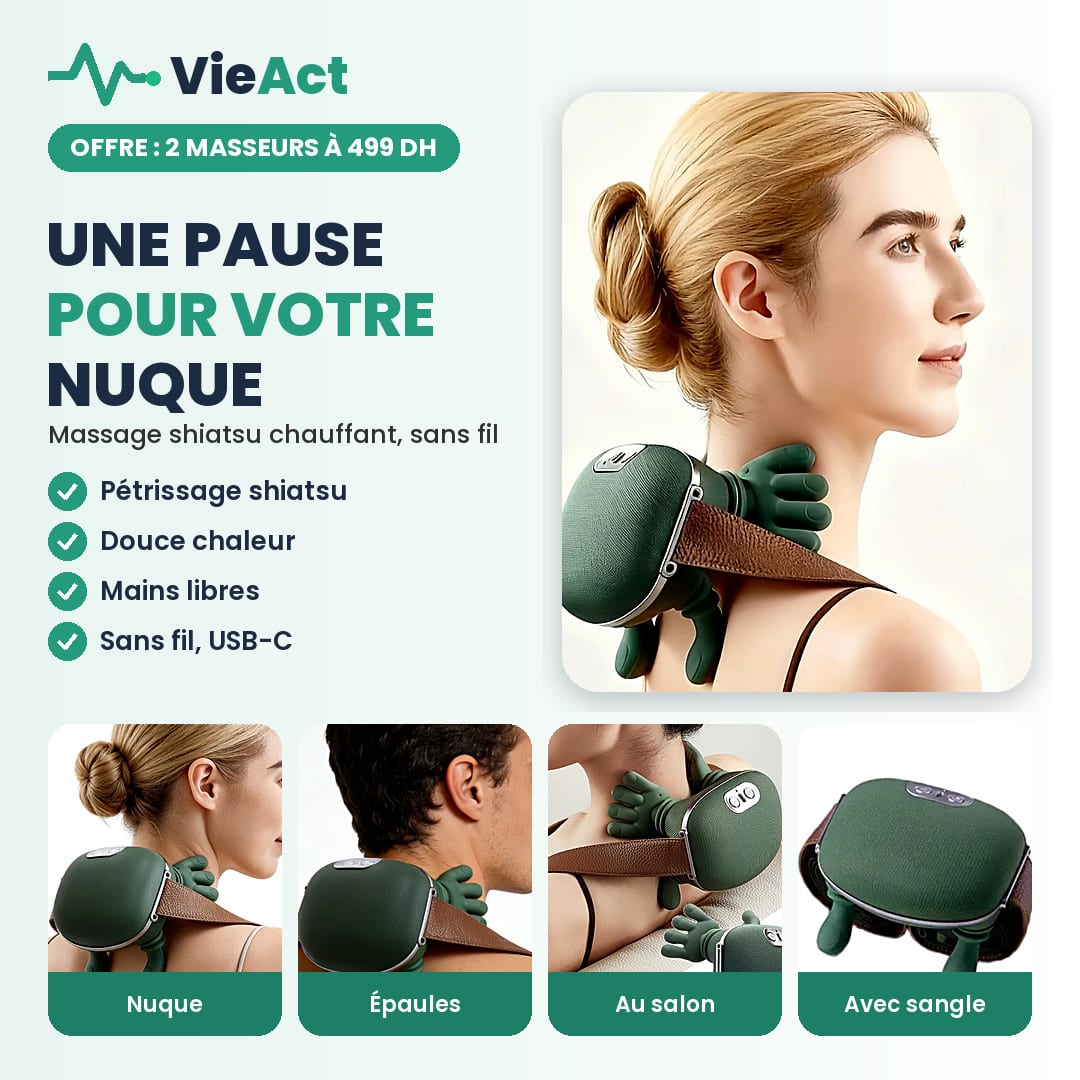 Masseur shiatsu nuque et épaules, photo 1