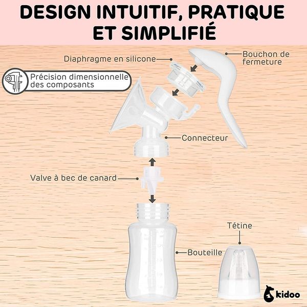 Notre bébé ™ - Tire-lait Manuel de Qualité Supérieure pour Mamans Modernes