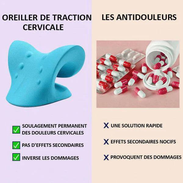 Oreiller Ergonomique de Traction Cervicale | VIEACT™