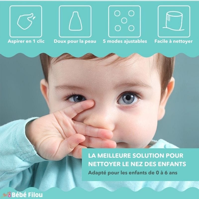 Aspirateur Nasal Sécurisé - Cadeau Offert